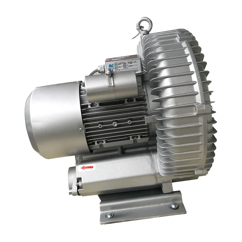 2.2kw side channel air compressor vacuum pump single phase electric high pressure air ring blower 3hp