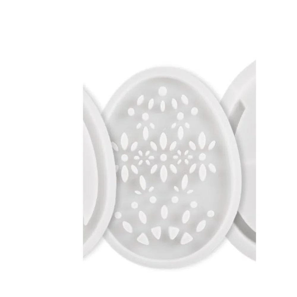 Hot Silicone Easter Rabbit Lamp Mold Openwork DIY Hollow Lamp Mold Bunny Epoxy Resin Mould Easter Decoration