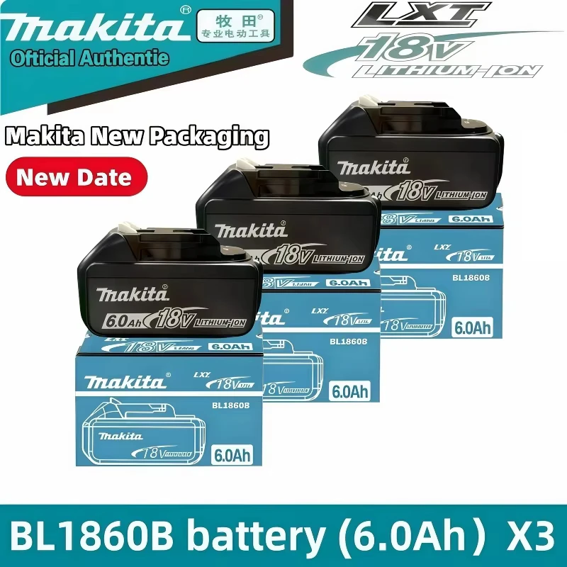 ?   Originele Makita accu 18V 6Ah/5Ah/3Ah voor Makita ​ BDF453RHE, BDF453SHE, BDF453Z, BDF454F, Vervangende lithiumbatterij ?