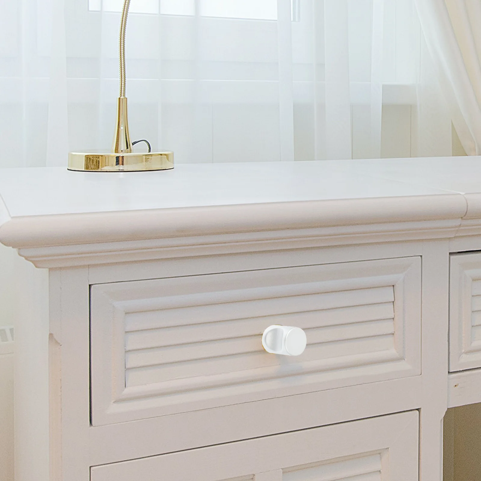 

12pcs Single Hole Cabinet Handle Aluminum Alloy Drawer Knob Smooth Durable Furniture Pull For Wardrobe Cupboard Replacement