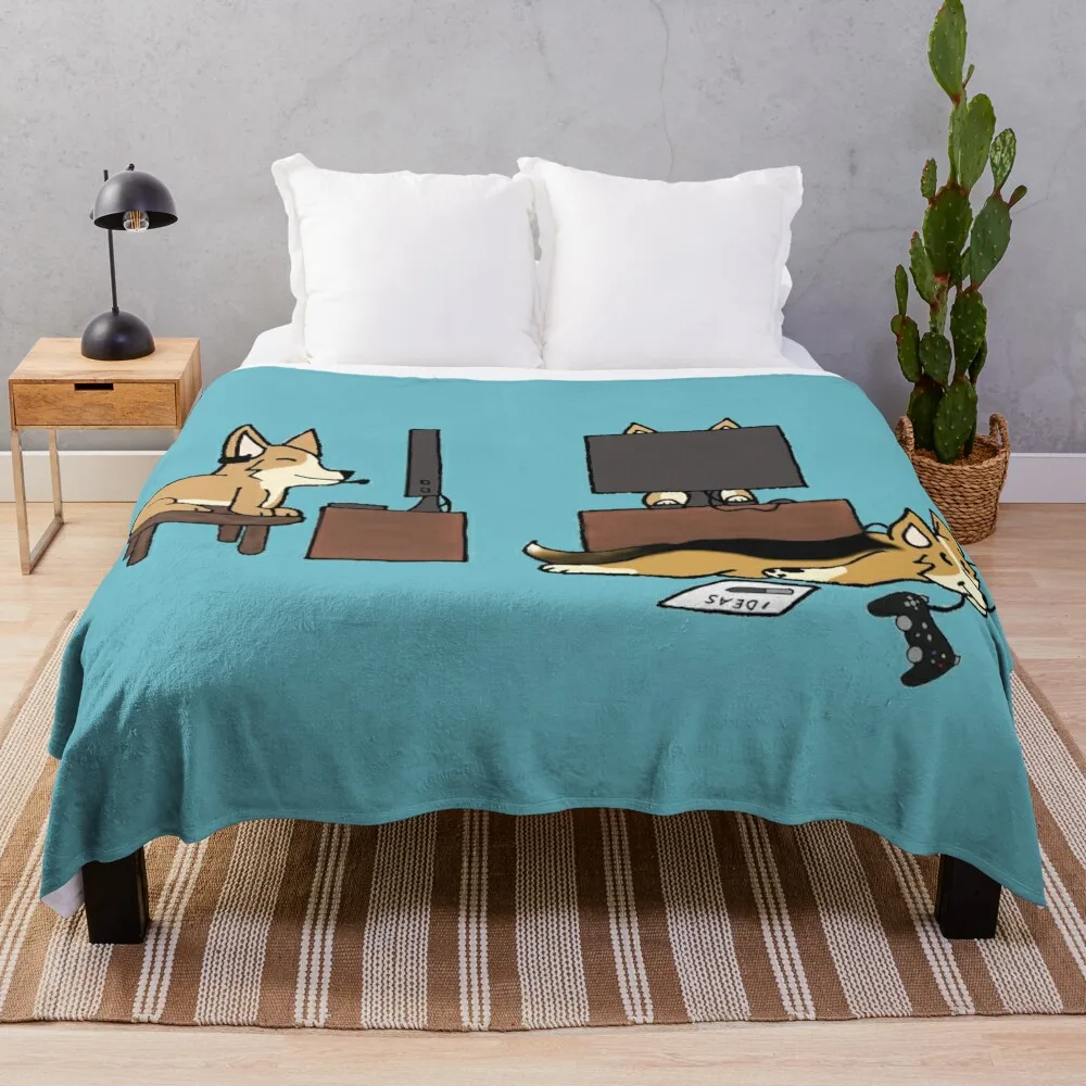 

Computer Science Corgis Throw Blanket Kid'S Winter beds Softest Blankets