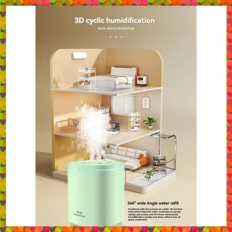 Portable Mini Humidifier Cool Mist Humidifier Silent Operation, Humidity Control Forhome Andoffice