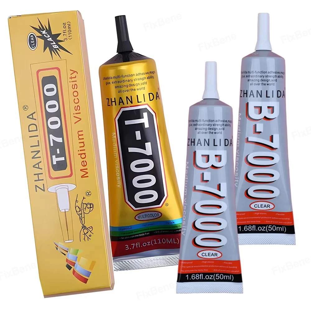 شفاف أسود الغراء الهاتف المتكلم ساعة إصلاح سوبر لاصق الغطاء الخلفي الإطار شاشة Lcd تسرب T8000 E7000 T9000 Zhanlida #1