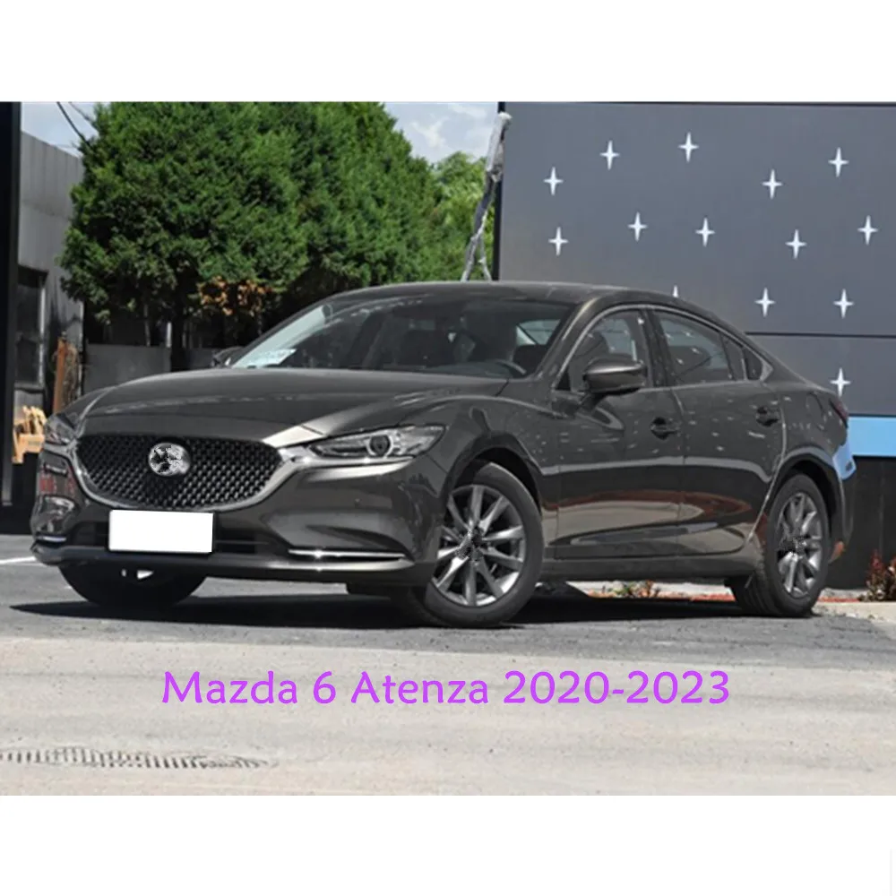 For Mazda 6 Mazda6 Atenza 2020 2021 2022 2023 Car Body Stainless Steel Cover Trim Fog Light Hoods Lamp Frame Grill Grille Bumper