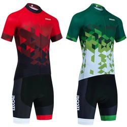 ROSTI-Ropa de Ciclismo para hombre y mujer, Maillot profesional de equipo UAE, pantalones cortos, 20D, Jerysey, 2025