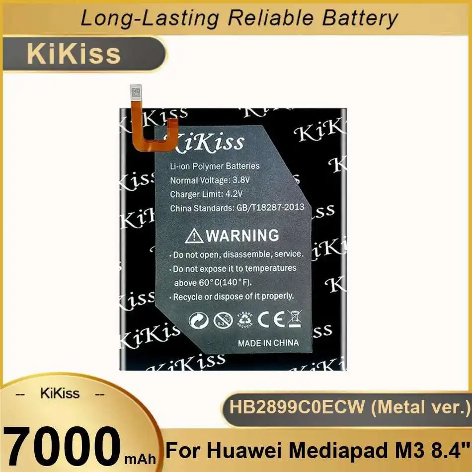 

Tablet Battery 7000Mah For Huawei Mediapad M3 8.4" Btv-W09 Btv-DL09 Sht-AL09 Sht-W09 HB2899C0ECW High Quality Metal Version
