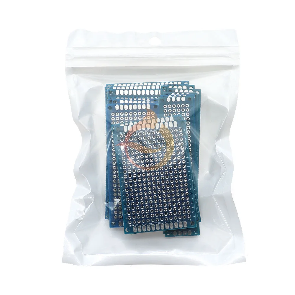 20pcs Blue PCB Prototype Board Prototboard Universal Stripboard Prototyping Veroboard 2x8 3x7 4x6 5x7 5Pcs Each Value