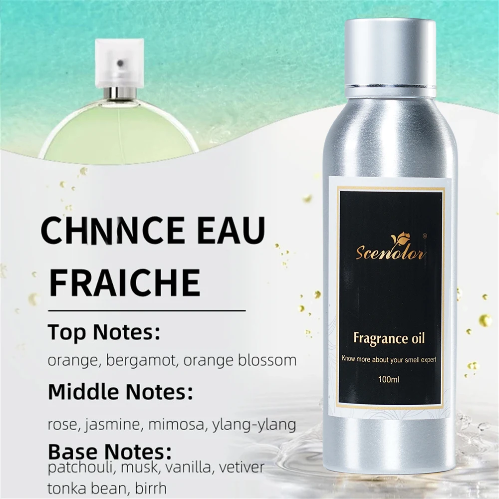 100ML Aroma Diffusor Ätherisches Öl Aroma Diffusor Öl Raumduft Für Home Office SPA Club CHXNCE EAAU FRAIICHE Parfümöl