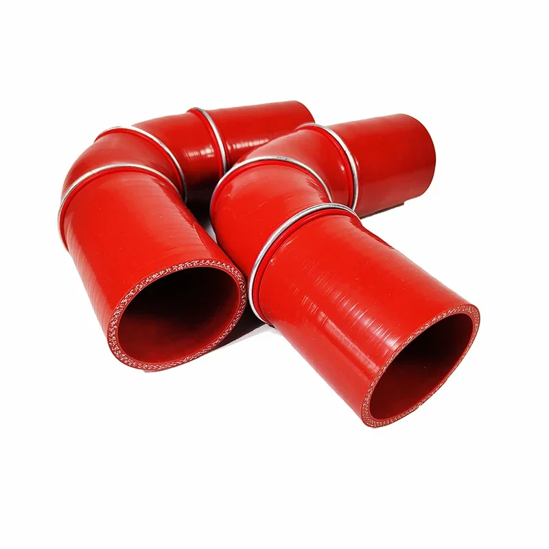 Universal Car Accessories Reinforce Silicone Tubing Hose 90 Degrees Connector Car Intercooler Turbo Intake Pipe Coupler