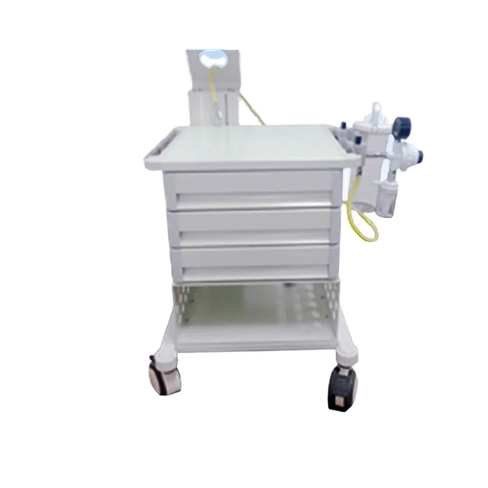 medical supplier endoscopy hospital cart stainless trolley