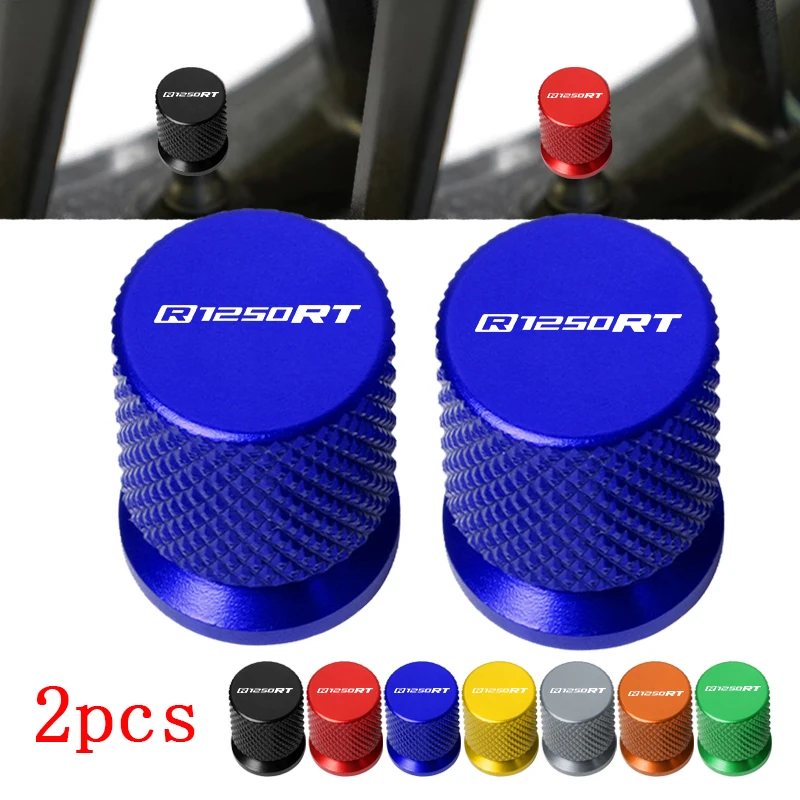 

Для BMW R1250RT RT1250 R1250 RT 2018-2025: Аксессуары, 2 шт. колпачки на ниппели для мотоциклетных шин, крышки на колеса, из алюминиевого сплава с ЧПУ