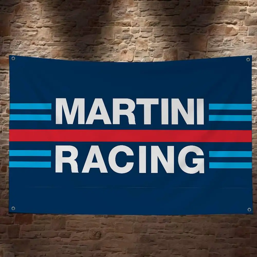 M-Martini Racing Banner INS Style Outdoor Party Decoration Atmosphere Flag