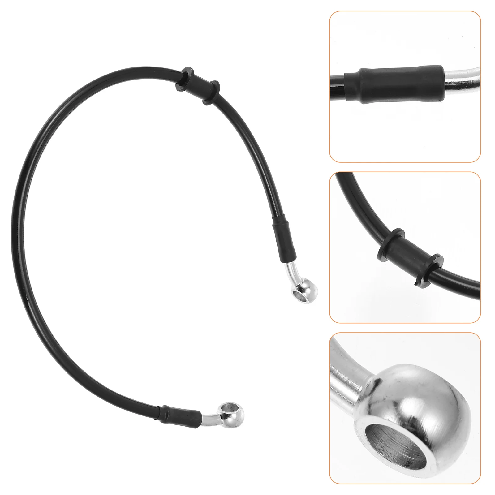 

1Pcs Durable Motorcycle Brake Hose Light Sturdy Practical Long Time Use Comfortable Hand Feeling Hydraulic Brake Hose