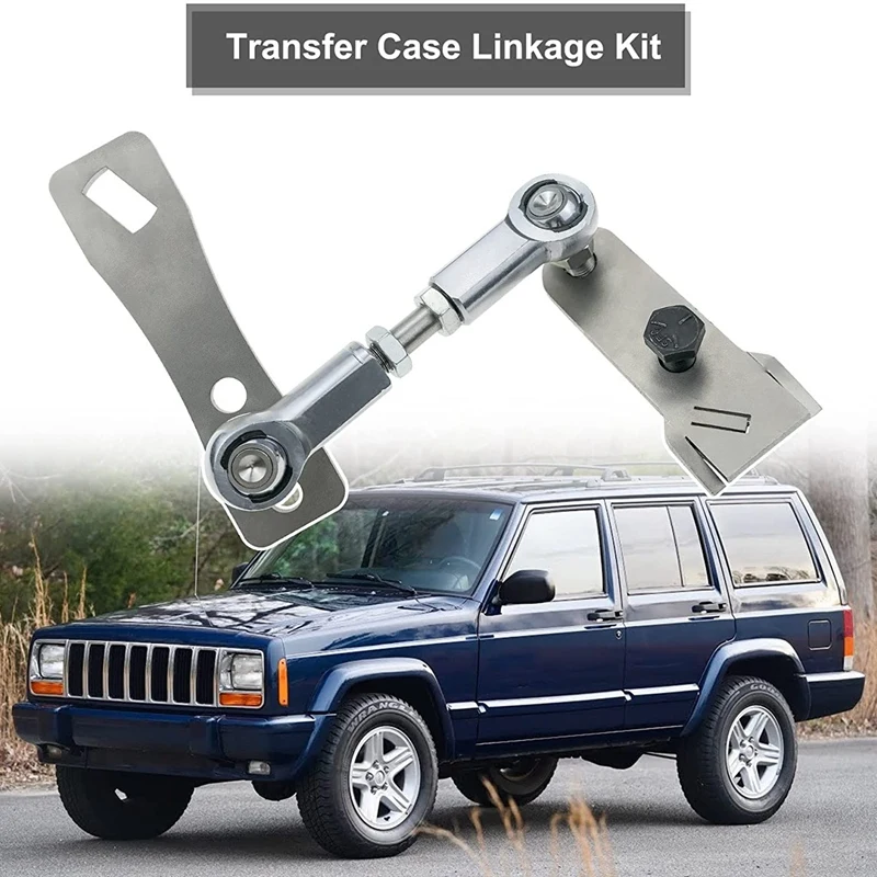 Transfer Case Linkage Kit Fits For Jeep Cherokee XJ Comanche MJ 1986-2001 Easy To Install