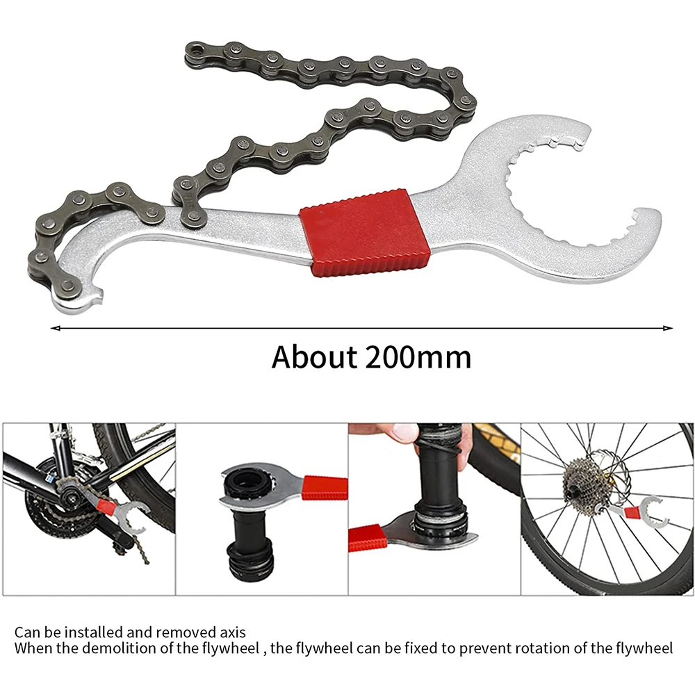 Bicycle Multitool Repair Tool Kit Set Flywheel Removal Chain Breaker Cutter Crank Puller Road Bike Wrench MTB Bicycle Tool Sets