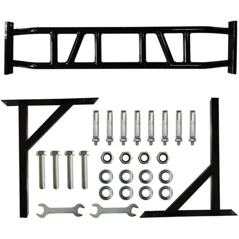 شريط سحب يصل على الحائط متعدد الوظائف لباب الصالة الرياضية المنزلي ورف للذقن