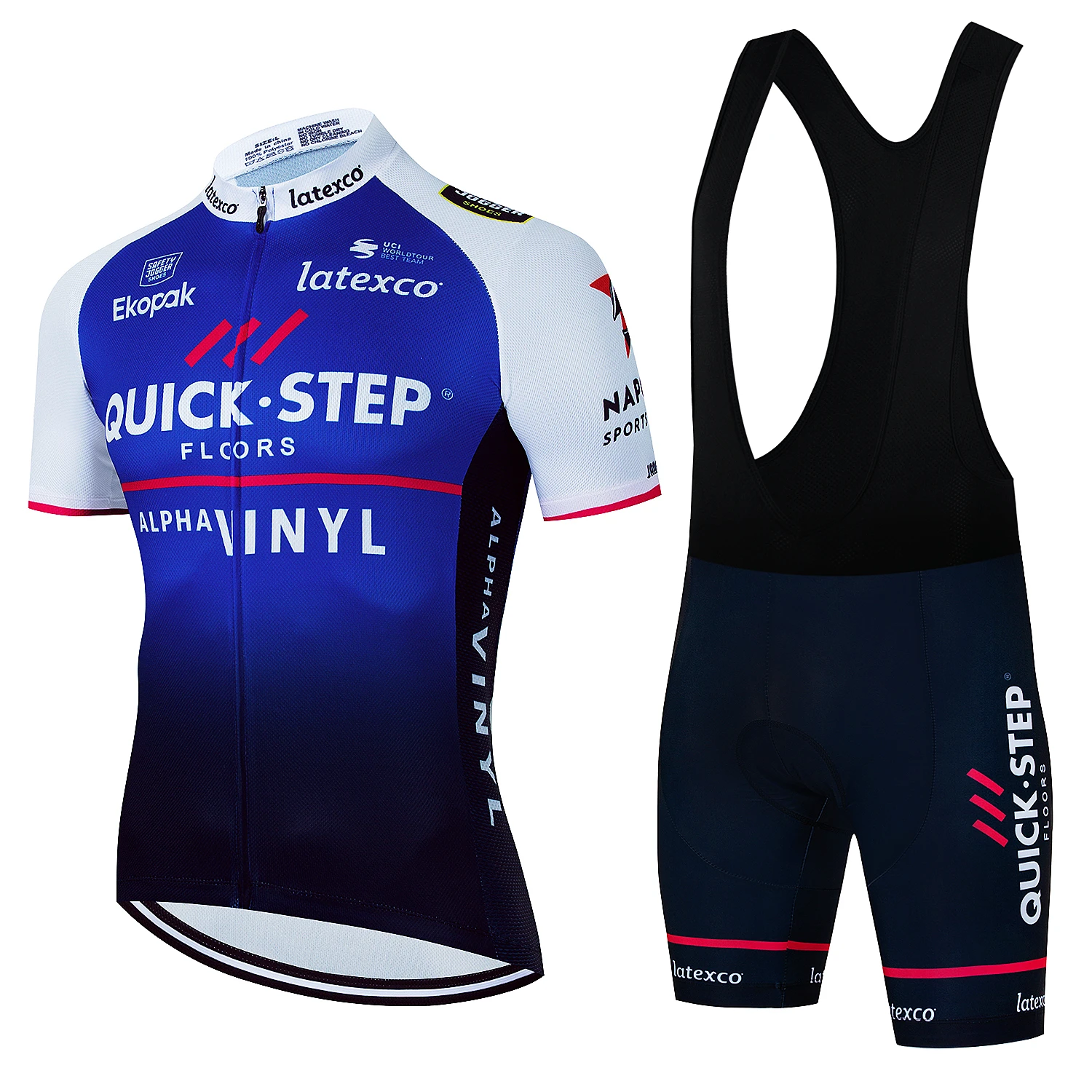 2024 NEW Jersey Set QUICK STEP Men MTB Uniform Bike Cycling Clothing Summer Breathable Bicycle Shirt Ropa Maillot Ciclismo