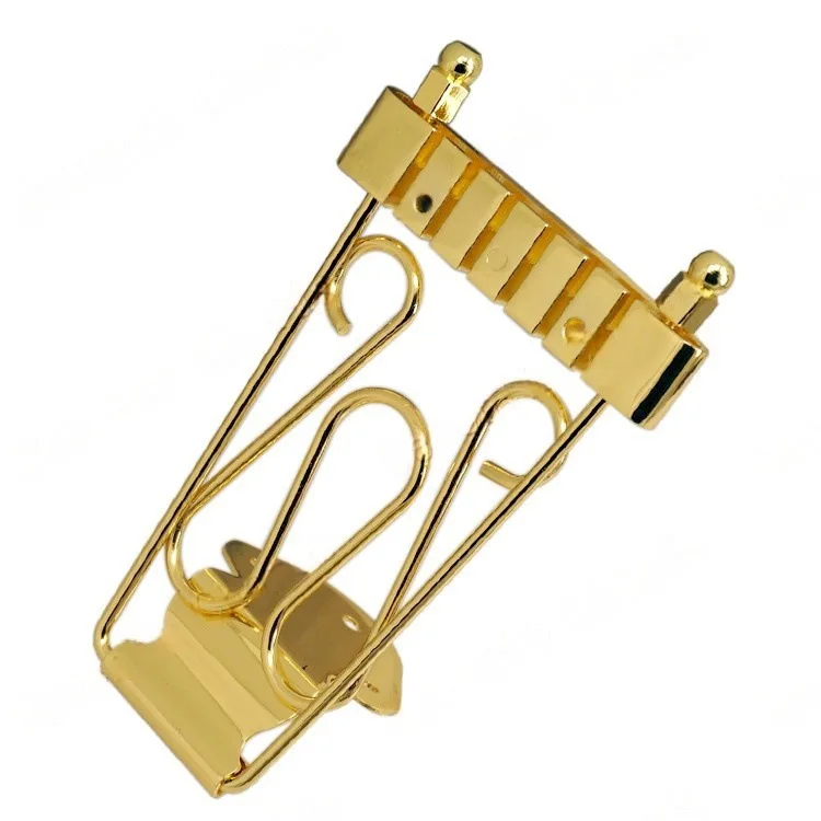 

Полуполый бридж для электрогитары, бридж хвостовика, золото