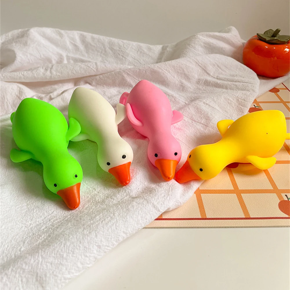 Antistress Duck Squeeze Toys Goose Cute Kawaii Animals Vent Toys for Kids Adults Decompression Stretch Toys for Children