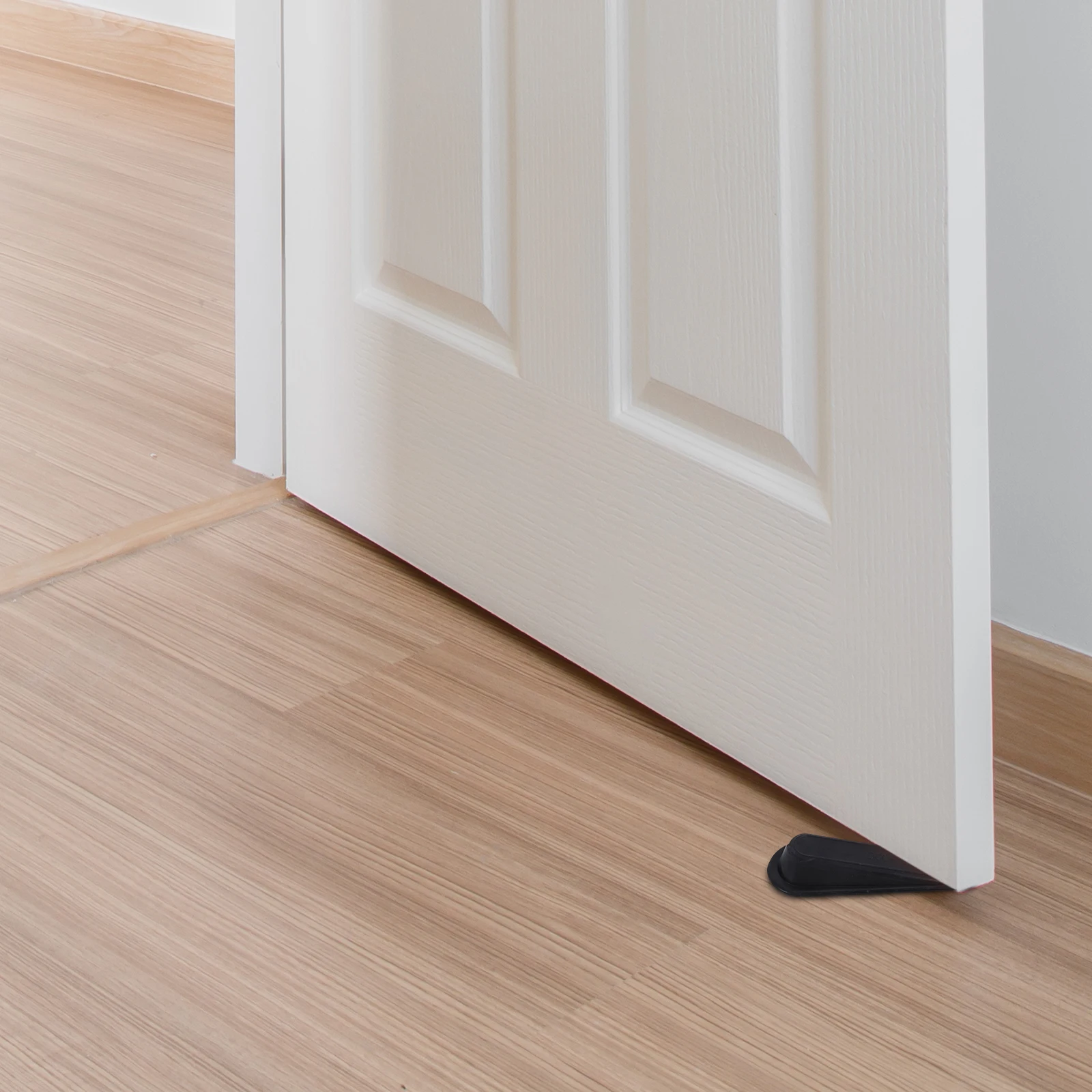 

2pcs Rubber Door Stopper Windproof Bedroom Bottom Slam Wedge Block Security Replacement Baby Proof Antislip Versatile Fit Easy