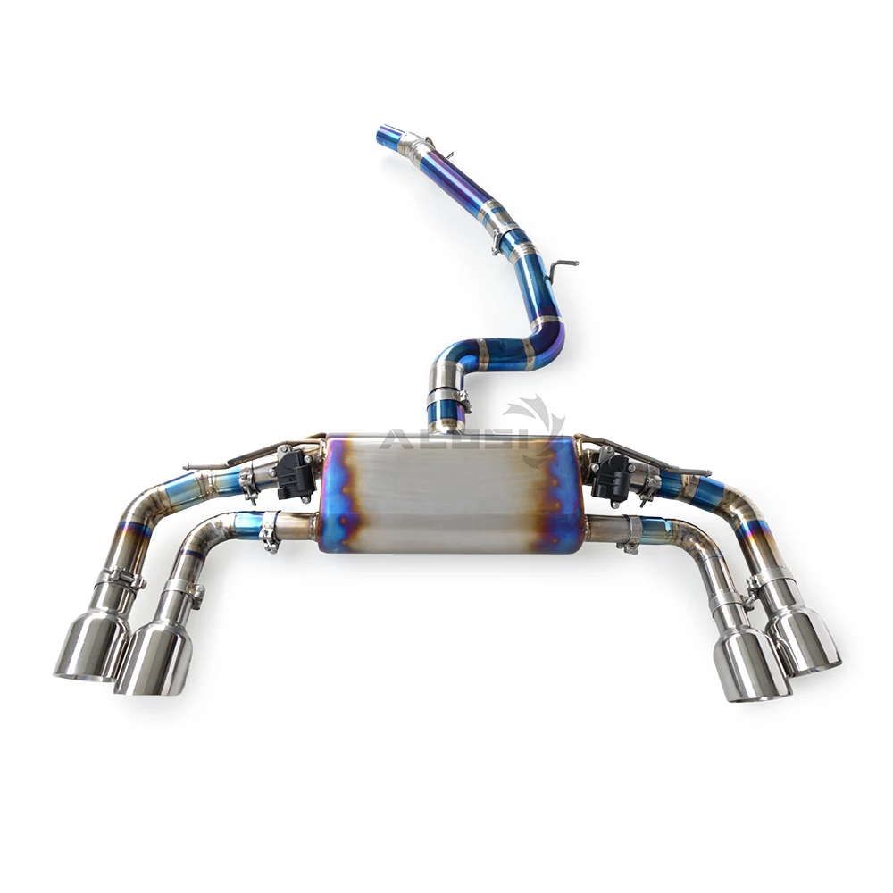 For Audi S3 8V 2.0T 2014-2020 8Y 2.0T 2020-2025 High performance titanium exhaust lightweight exhaust system with valve