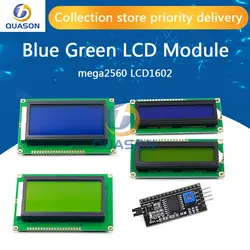 1PCS LCD module Blue Green screen IIC/I2C 1602 for arduino 1602 LCD  r3 mega2560 LCD1602