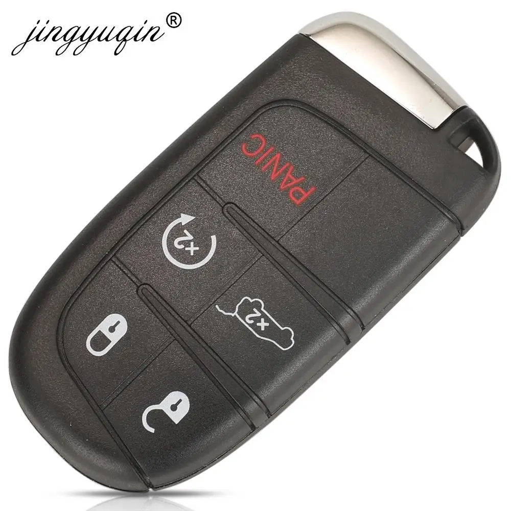 jingyuqin SIP22 Blade Smart Remote Car Key Shell Fob do Jeep Renegade Compass 3/4/5 Buttons Auto SUV Keyless Entry Fob Case