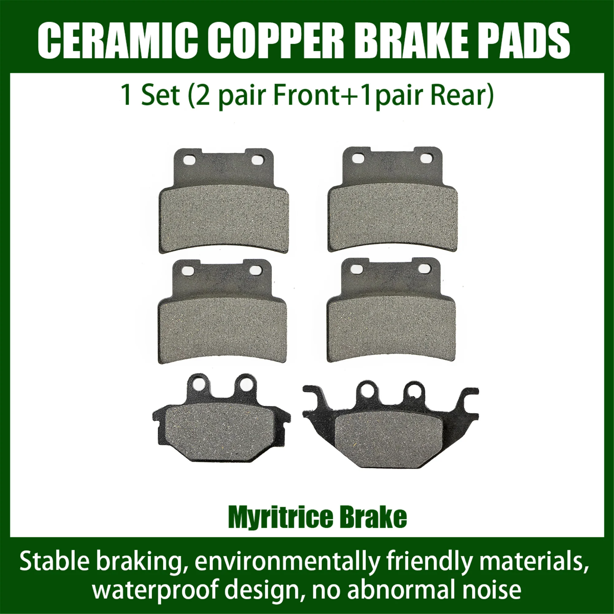 

Myritrice Fit For Yamaha YZF-R125 MT125 2012-2019 Motorcycle Front Rear Brake Pad YZF R125 MT 125 MT - 125 2015 2016 2017