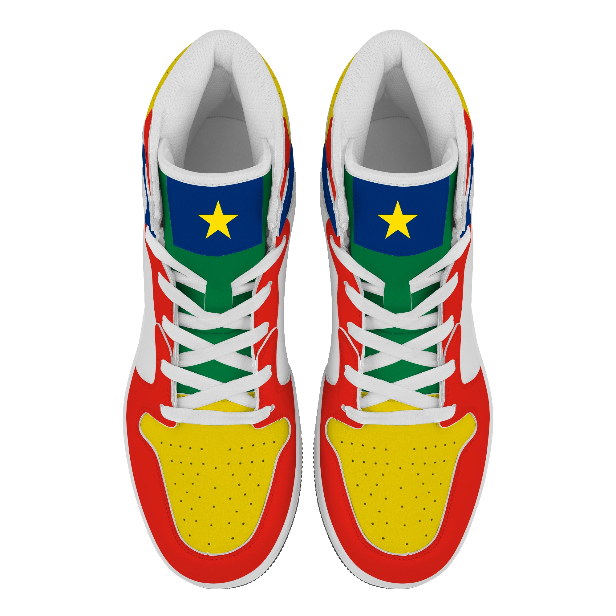 Dropshipping Print On Demand Men Women Custom Sneaker Shoes Central African Flag Custom Printing Free Shipping