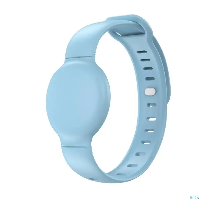 R91Aソフトシリコーンリストバンドロケータートラッカーロケータートラッカーデバイス用ケースホルダー