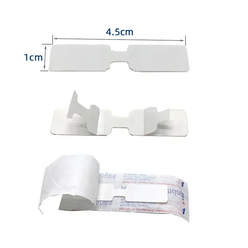 Imagem -03 - Borboleta Adesiva Ferida Encerramento Bandaid Band Aid à Prova Dágua Kit de Emergência Medical First Aid Supply 10 Pcs por Lote