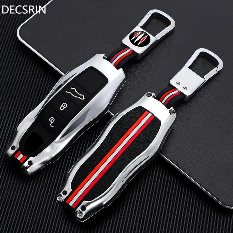 Zinc Alloy Car Key Case Protective Shell for Porsche Cayenne 958 911 lepin 996 macan panamera 997 944 924 987 987 GT3 cayman 987