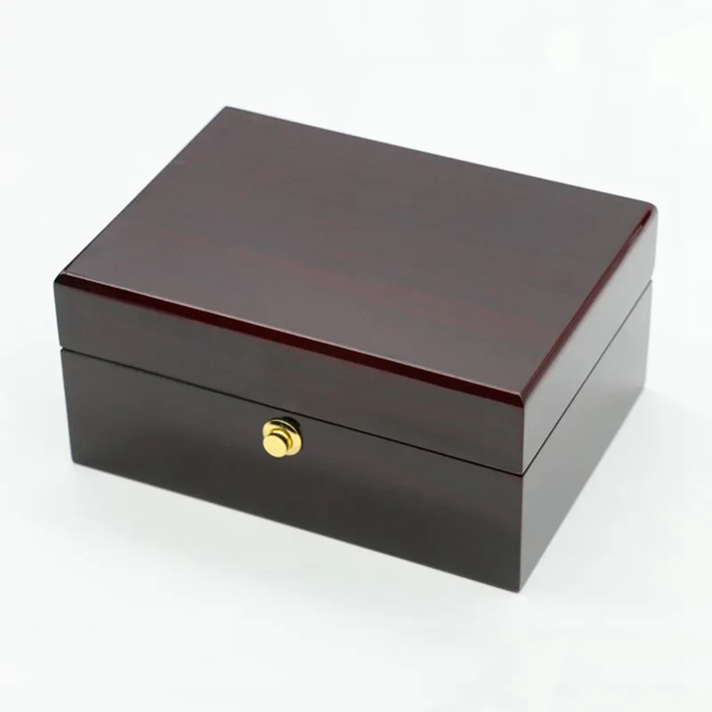 Retro Solid Wood Watch Storage Box, Wooden Watch Display Case, Watch Collection Gift Box