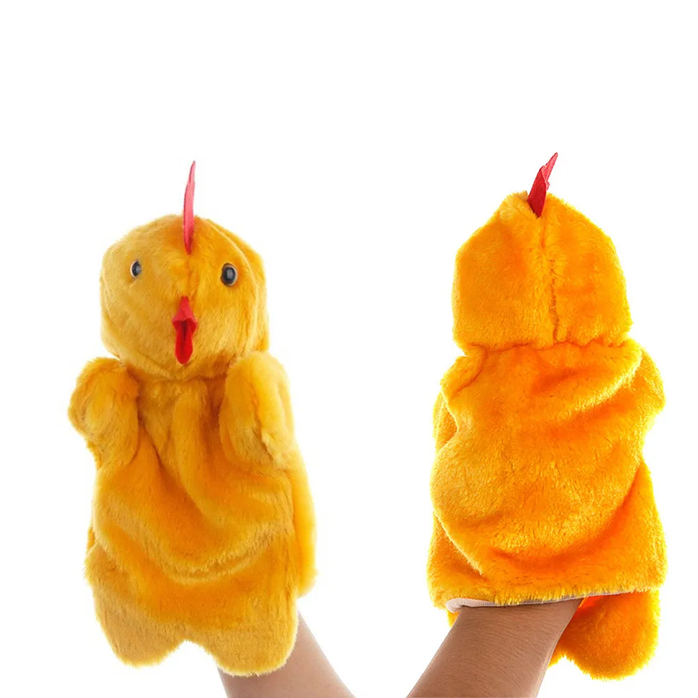 

1Pcs Finger Puppet Cartoon Animal Hand Puppet Hen Interactive Storytelling Prop for Kids Family School Daycare Christmas New