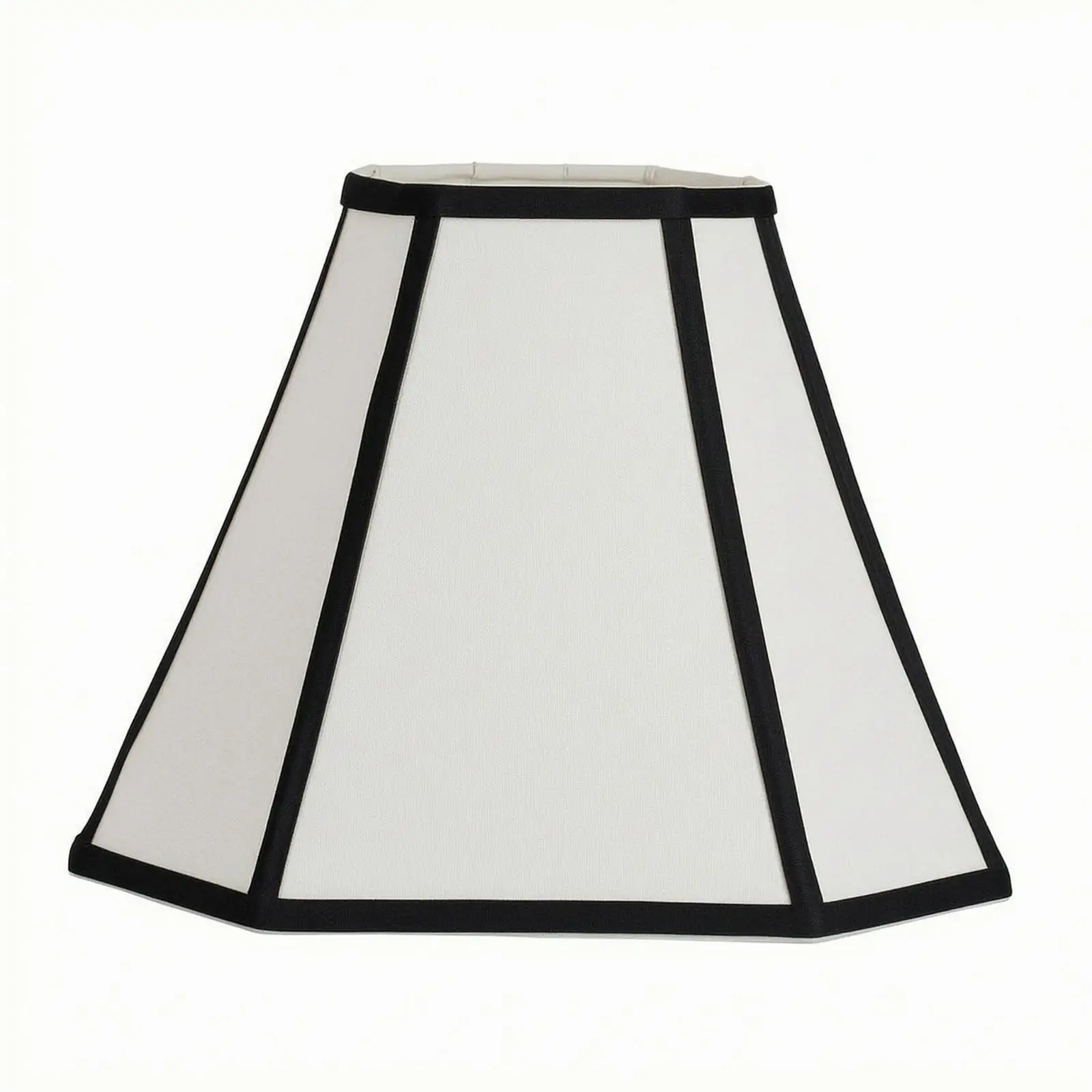 Floor Standing Lamp Shade Fabric Tapered Replacement with 10mm Ring Soft Diffused Glow Living Room Bedroom