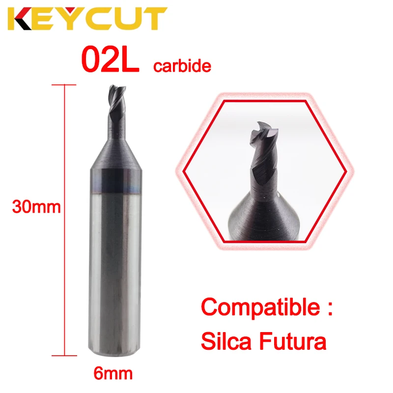 

SILCA Futura 02L 02LW 2.0mm Milling Cutter Fit ILCO Silca Futura Auto and Pro Key Machine Aftermarket