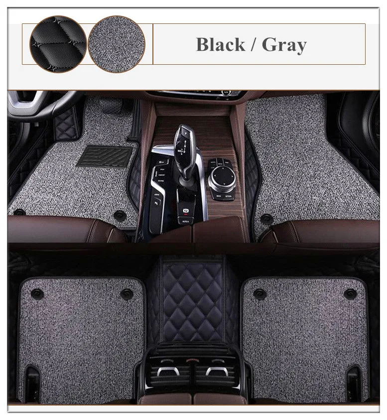 

High quality! Custom special car floor mats for Mercedes Benz EQS 500 SUV 5 seats 2026-2023 non-slip double layers carpets