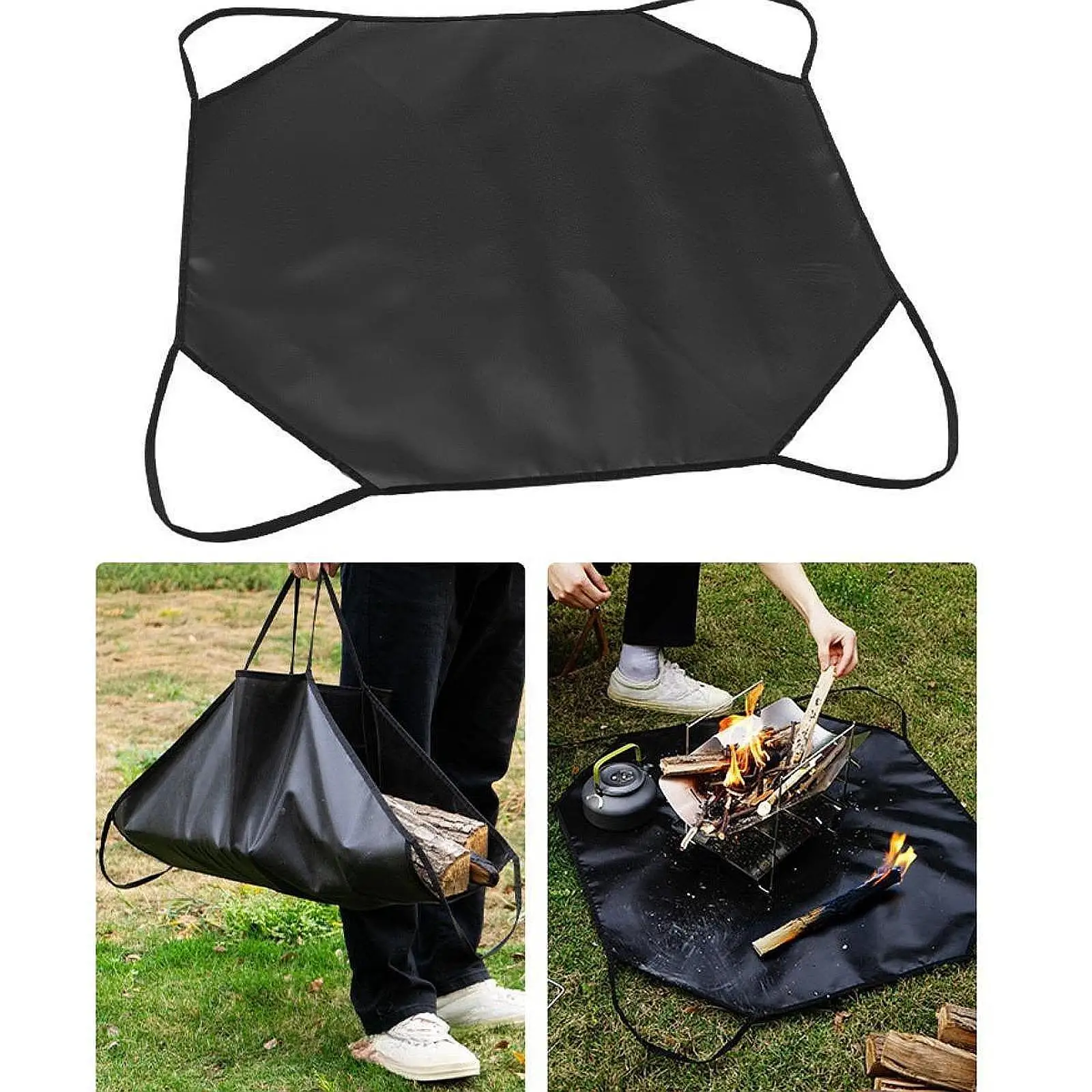 

Коврик для костра, портативный огнестойкий коврик для гриля, многоразовый многофункциональный протектор