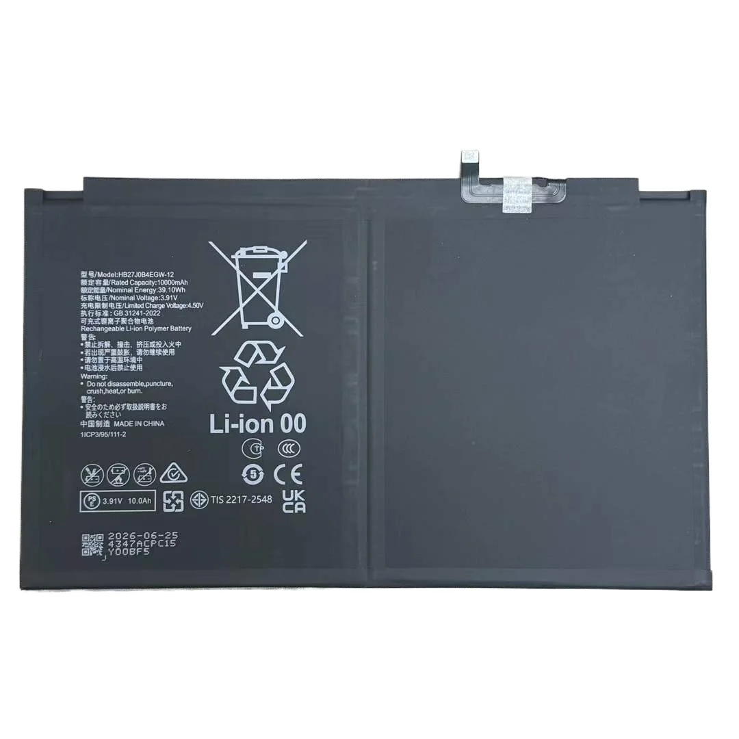 HB27J0B4EGW-12 For Huawei MatePad Air 2024/MatePad 12 X 2024/BKY-W00/BKY-W09/BKY-W10/BKY-W20 Battery Batteries