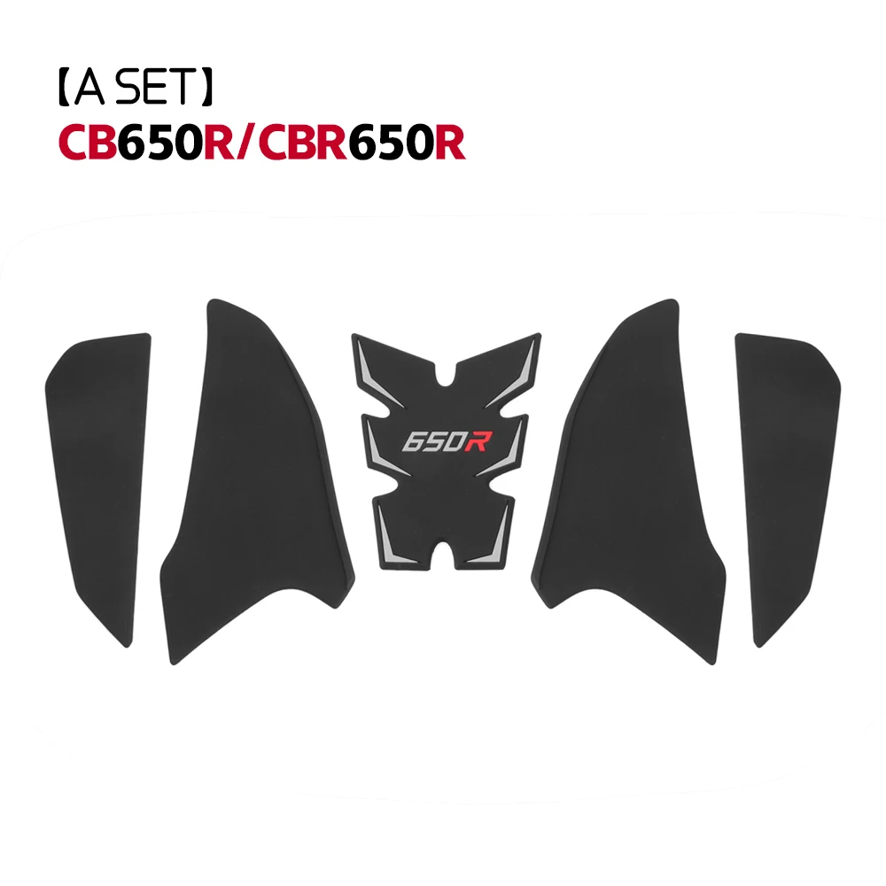 For Honda CB650R CBR650R CB CBR 650 R 650R 2019-2023 Motorcycle Anti-Slip Side Fuel Oil Tank Pad Protector Decals Sticker Pads