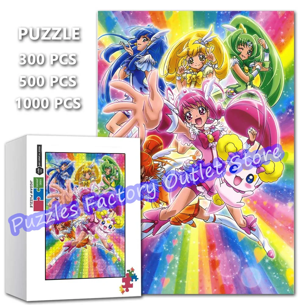 Wonderful Precure! Jigsaw Puzzles The Movie! Grand Adventure In A Thrilling Game World Print Puzzle for Kids Educational Gifts