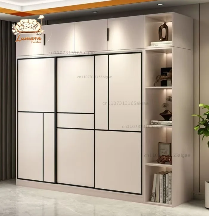 Modern Manufacture Wholesale Clothes Wardrobe Cabinets Solid Wooden Wardrobes Bedroom Furniture