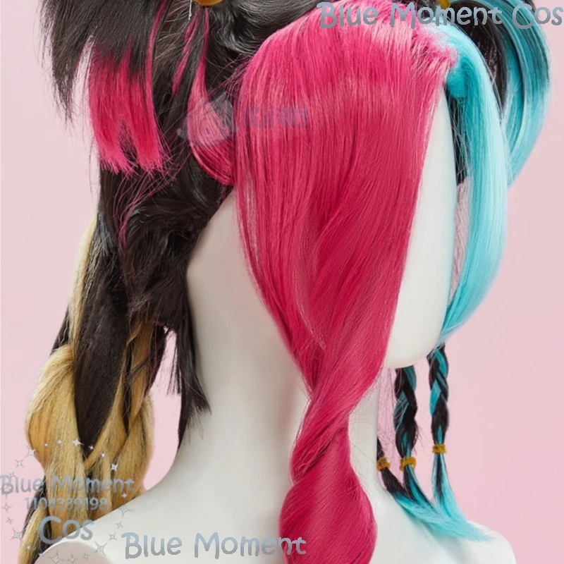 Jinx Valentine Cosplay Wig Pin - огляд і ціна Anime Cosplay Blue Hair