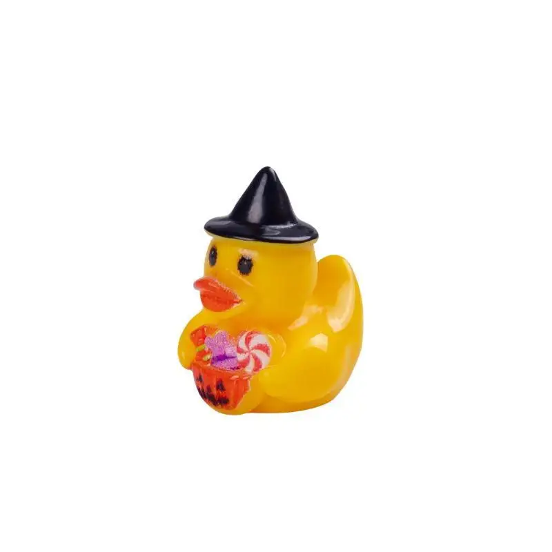 Halloween Mini-Geister-Enten-Harz-Charms, vielseitige, bezaubernde Ornamente für Heim-Party-Dekoration, DIY-Kunstprojekte und Geschenke – Detail 10