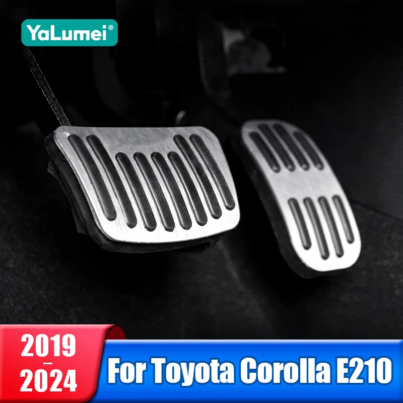 

Car Fuel Accelerator Pedal Brake Rest Foot Pedals Cover For Toyota Corolla E210 2019 2020 2021 2022 2023 2024 Hybrid Accessories