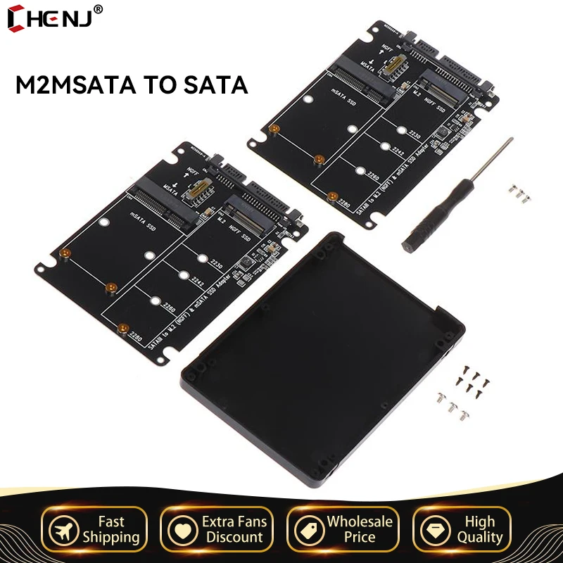 SATA 60Gbps Ke M2 NGFF SATA SSD MSATA SSD Adapter MSATA Ke SATA M.2 NGFF Ke SATA Hard Disk Adapter Board