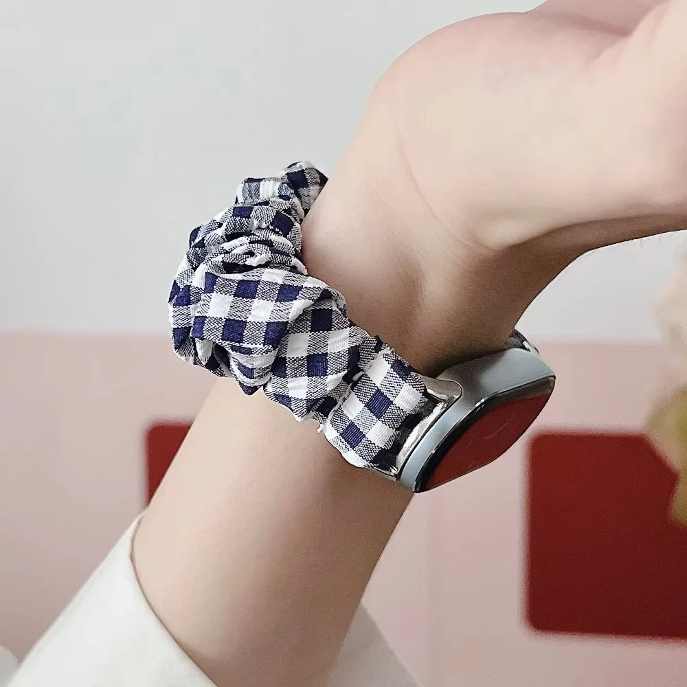 Elastic Nylon Strap For Xiaomi Mi Band10 9 8 7 6 Interchangeable Bracelet Mi Band 5 correa Wristband Breathable Belt For Mi Band