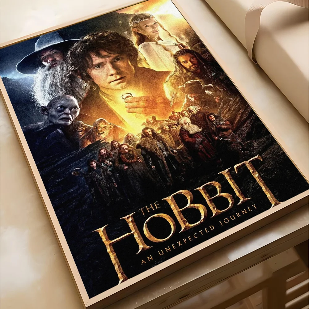 1PC The Hobbit Part Poster Movie Sticky Posters Retro Kraft Paper Sticker DIY Room Bar Cafe Aesthetic Art Wall Painting view 6