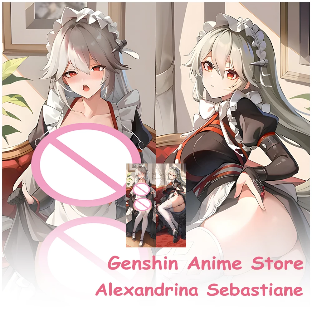 Alexandrina Sebastiane Cartoon Lichaam Kussensloop Beddengoed Cosplay Props Knuffelen Otaku Kussenhoezen Hoofdeinde Kussenslopen 50X150