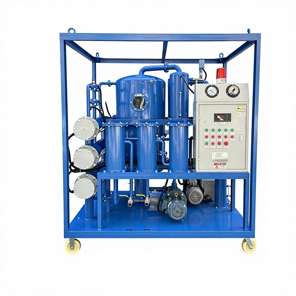 New High Vacuum Degassing Machine Oil Filter Installation for Dry Transformer Oil Purification 5 Micron Filtration 3PPM